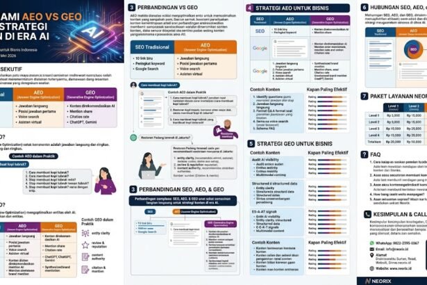 paradigma pergeseran GEO SGE dan AEO