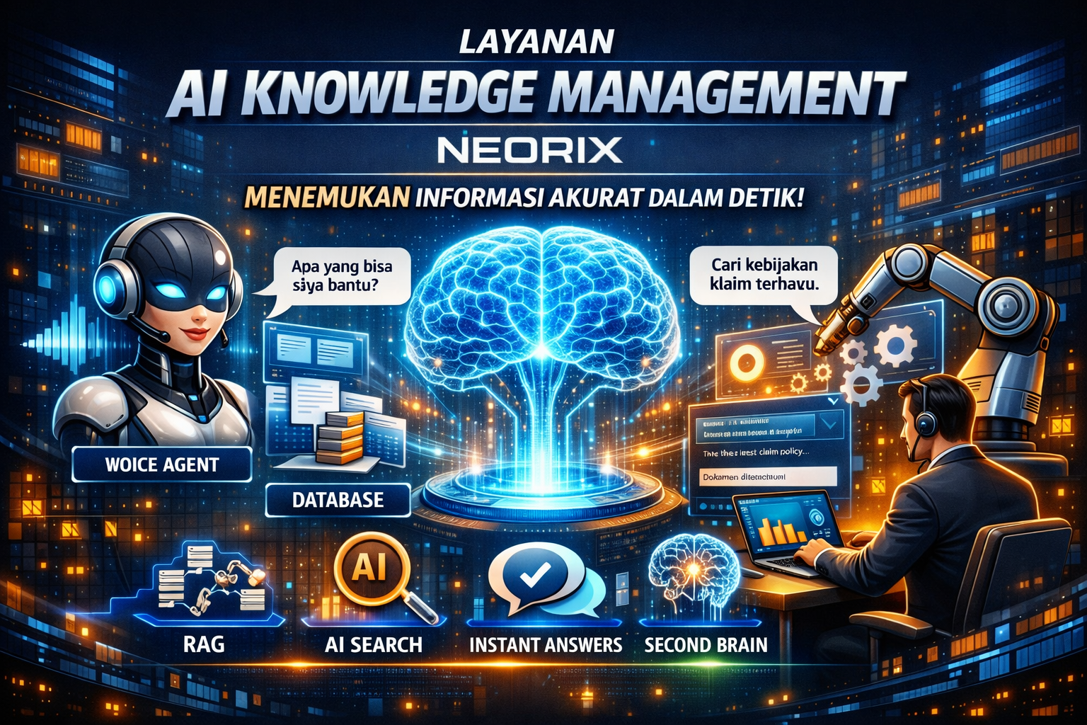 Layanan AI Knowledge Management