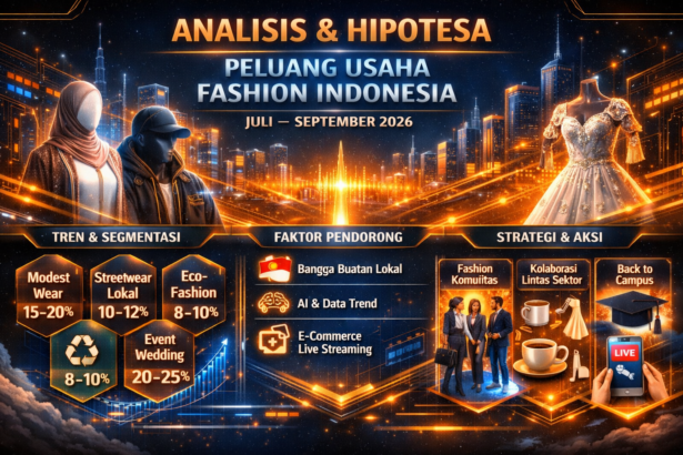 PELUANG- USAHA FASHION 3 BULAN KEDEPAN DI INDONESIA JULI–SEPTEMBER 2026