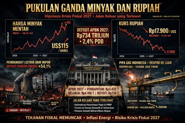 Pukulan Ganda Minyak dan Rupiah